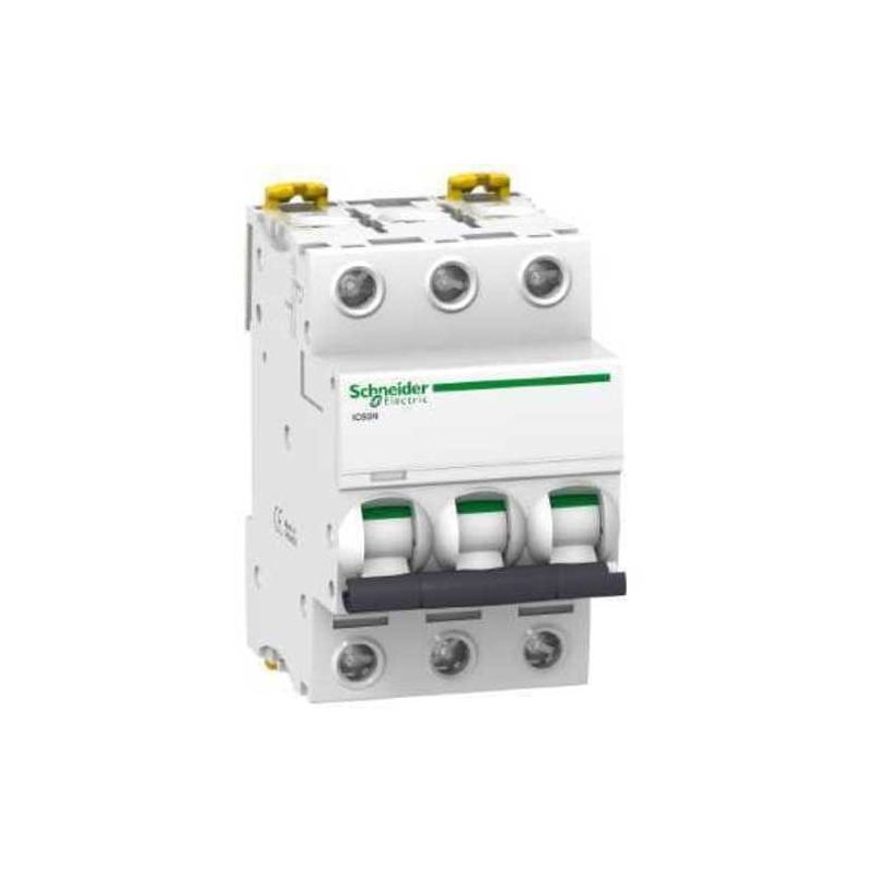 Interruptores automáticos gama terciario SCHNEIDER Interruptor Magnetotérmico 3P 25A iC60N 6/10KA Curva C Schneider A9F79325