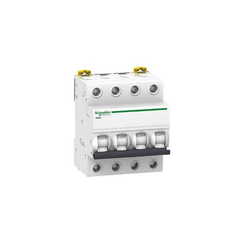 Interruptores automáticos gama residencial SCHNEIDER Interruptor Automático Magnetotérmico 4P 10A iK60N Schneider A9K17410