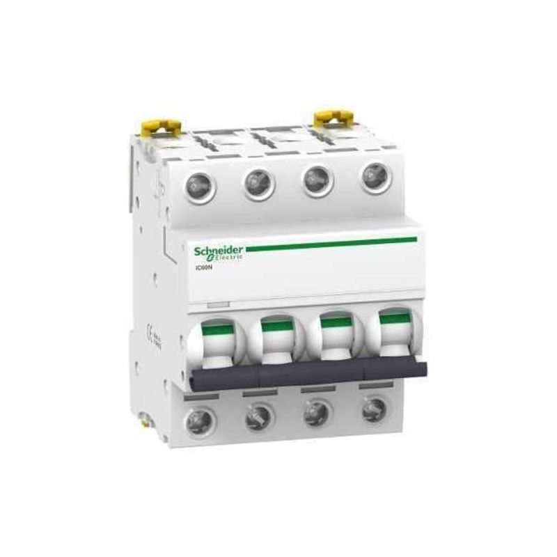 Interruptores automáticos gama terciario SCHNEIDER Interruptor Magnetotérmico 4P 20A iC60N 6/10KA Curva C Schneider A9F79420