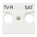 Tapa TV-R/SAT Blanco Niessen Zenit N2250.1 BL