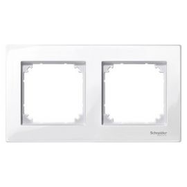 Marco 2 elementos blanco activo Schneider Elegance MTN4020-3035