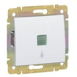 Legrand Valena LEGRAND Pulsador Blanco luminoso grabado luz Legrand Valena 774413