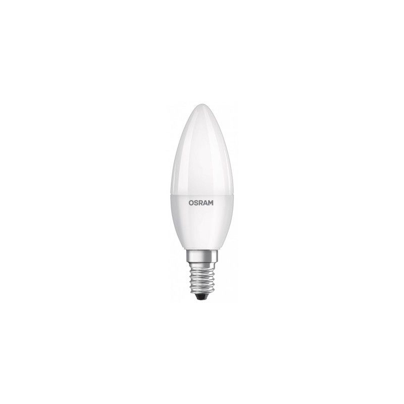 Black Friday LEDVANCE Bombilla Led tipo vela 5W luz blanca fría 865 E14 Osram