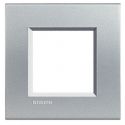 Marco 1 elemento aluminio Bticino Livinglight LNA4802TE