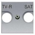 Tapa TV-R/SAT Plata Niessen Zenit N2250.1 PL