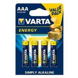 Pilas alcalinas Varta Energy AAA LR03 pack 4