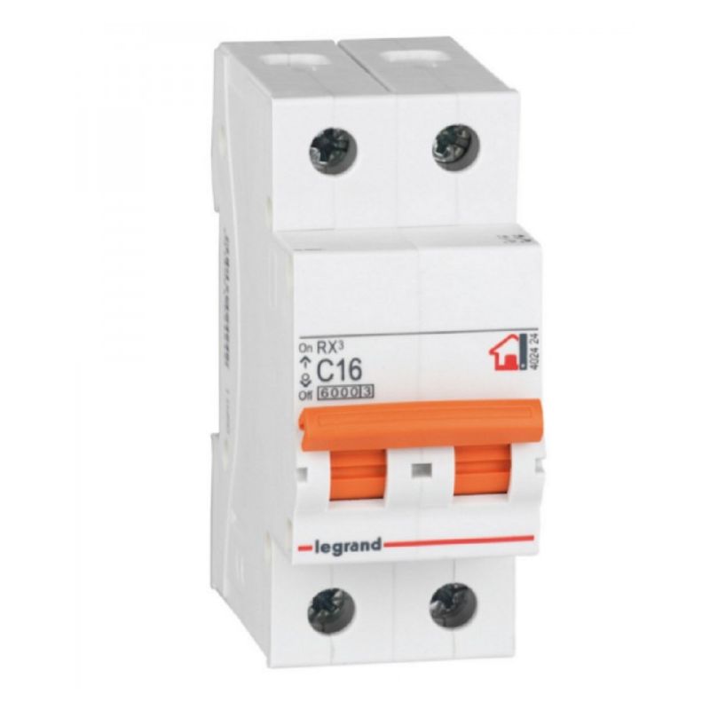 Interruptores automáticos gama vivienda LEGRAND Interruptor Automático Magnetotérmico 1P+N 16A Legrand 419926 RX3 Vivienda