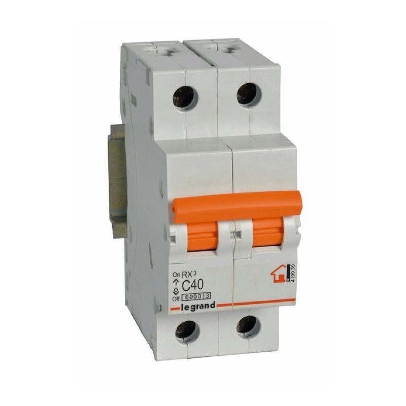 Interruptores automáticos gama vivienda LEGRAND Interruptor Automático Magnetotérmico 2P 40A Legrand 419939 RX3 Vivienda