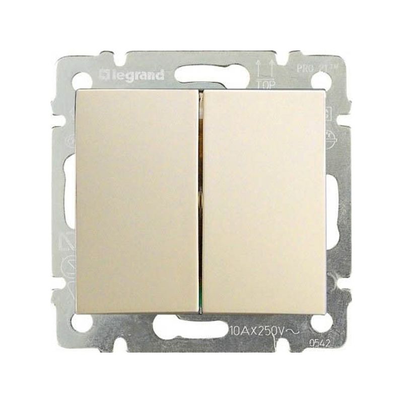 Legrand Valena LEGRAND Doble Conmutador Marfil Legrand Valena 774308