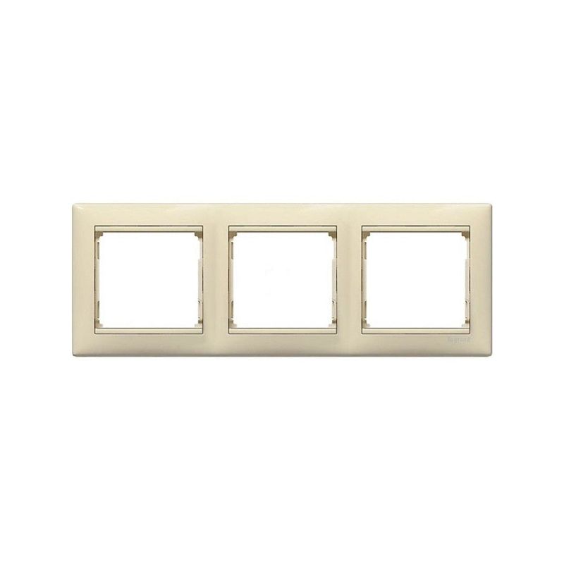 Legrand Valena LEGRAND Marco 3 elementos horizontal Marfil Legrand Valena 774353