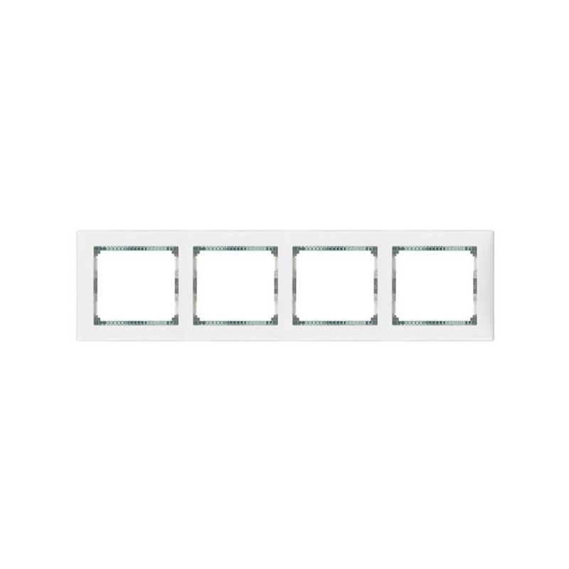 Legrand Valena LEGRAND Marco 4 elementos horizontal Blanco-Cristal Legrand Valena 774464