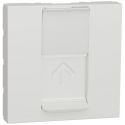 Tapa RJ45 ancha blanco polar Schneider New Unica NU941118