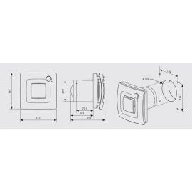 Extractores de baños SOLER Y PALAU Extractor de baño S&P Silent Dual 100 con sensor de movimiento y humedad