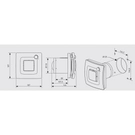 Extractores de baños SOLER Y PALAU Extractor de baño S&P Silent Dual 200 con sensor de movimiento y humedad