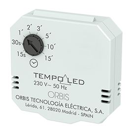 Orbis TEMPOLED Minutero, automático de Escalera para caja universal o registro lámparas LED 15s a 15 min
