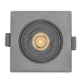 Foco led cuadrado gris 6,5W Nahe SQ luz neutra 840 Prilux
