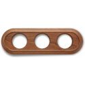 Marco 3 elementos madera sapelly oval Fontini Venezia 35-803-16-2