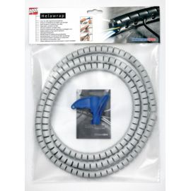 Organizador de cables espiral gris 2m x 27mm diámetro max. HellermannTyton