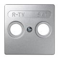 Tapa toma R-TV+SAT aluminio Simon73 Loft 73097-63