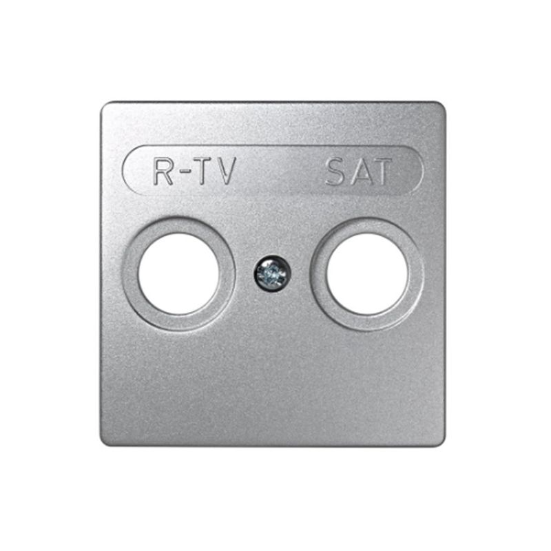 Simon 73 SIMON Tapa toma R-TV+SAT aluminio Simon73 Loft 73097-63