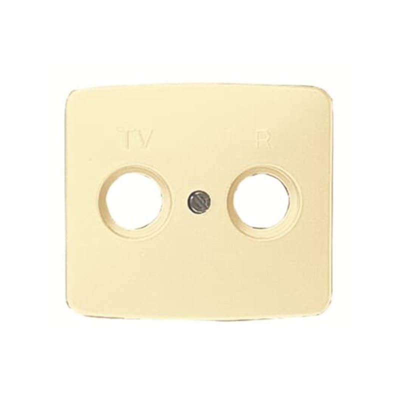 Interruptores y Enchufes por marca ABB NIESSEN Tapa toma TV-R  blanco marfil Niessen Arco 8250 BM