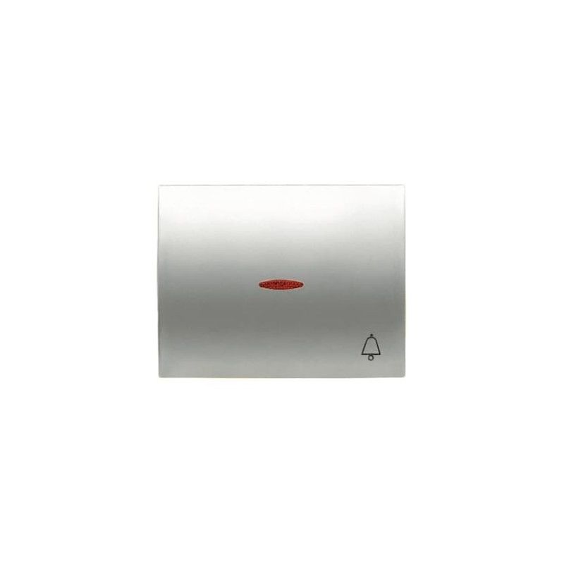 Tecla pulsador timbre con visor titanio Niessen Olas 8404.3 TT