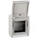 Caja vacía IP55 con tapa gris Simon 44 Ref. 4490783-035