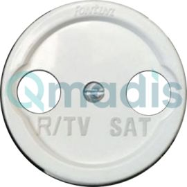 Tapa porcelana R-TV/SAT blanco Fontini Venezia / Garby / Garby Colonial 35-715-05-2