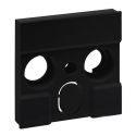 Tapa TV-R-SAT negro Legrand Niloe Step 864560