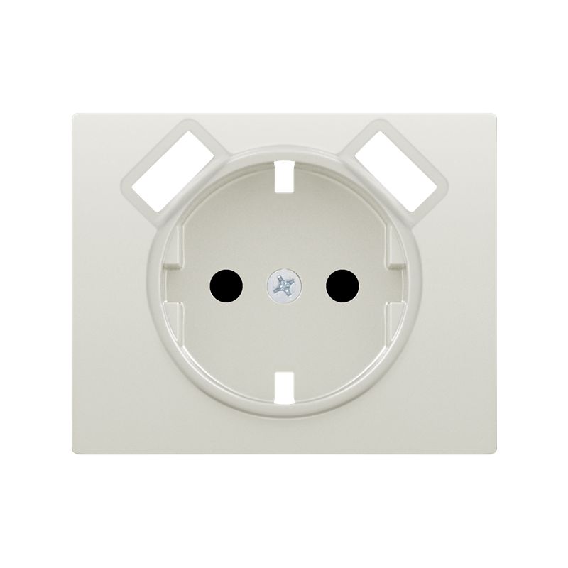 BJC Mega BJC Tapa base de enchufe schuko con USB blanco satín BJC Mega 22724-USB-BS