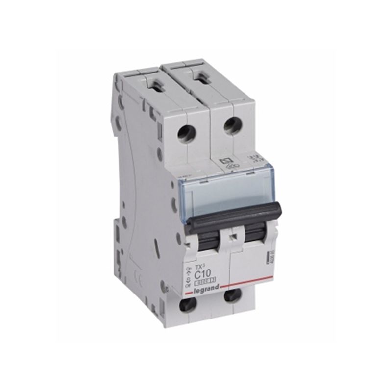 Interruptores automáticos gama residencial LEGRAND Interruptor Automático Magnetotérmico 2P 10A TX3 Legrand 403605