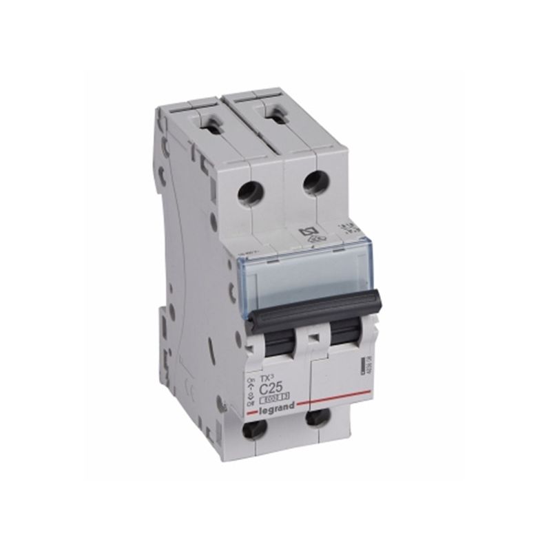 Interruptores automáticos gama residencial LEGRAND Interruptor Automático Magnetotérmico 2P 25A TX3 Legrand 403608