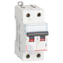 Interruptor Magnetotérmico 1P+N 10A DX3 6/10KA Curva C Legrand 407754