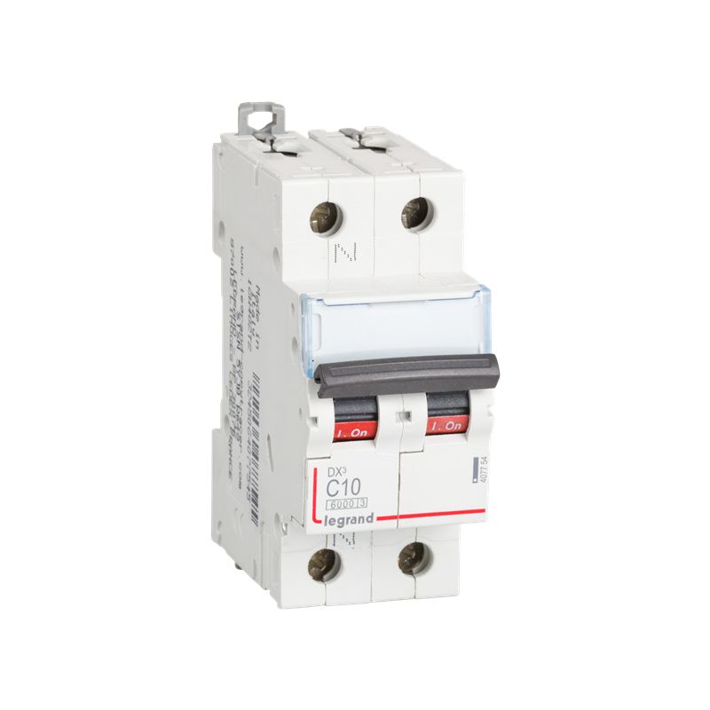 Interruptores automáticos gama terciario LEGRAND Interruptor Magnetotérmico 1P+N 10A DX3 6/10KA Curva C Legrand 407754