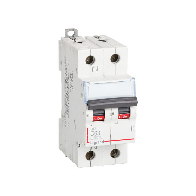 Interruptores automáticos gama terciario LEGRAND Interruptor Magnetotérmico 1P+N 63A DX3 6/10KA Curva C Legrand 407762