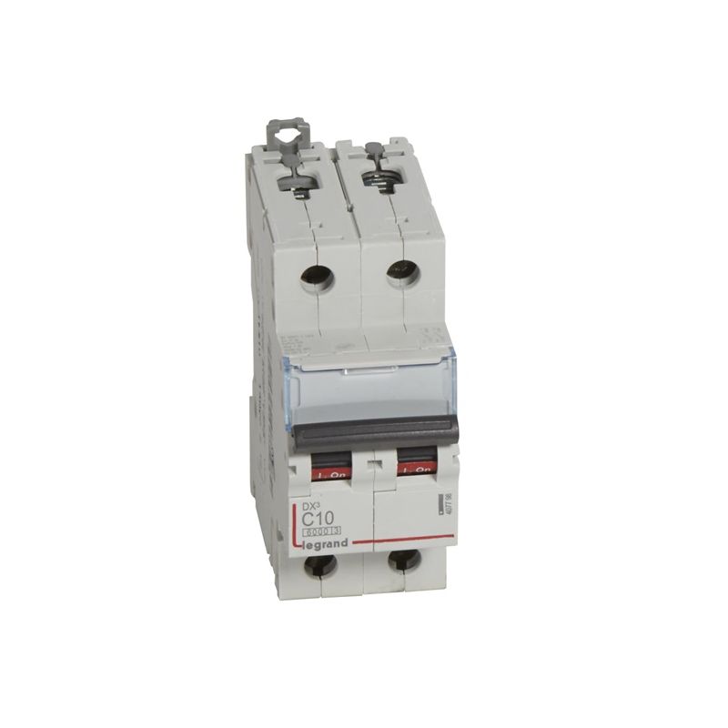 Interruptores automáticos gama terciario LEGRAND Interruptor Magnetotérmico 2P 10A DX3 6/10KA Curva C Legrand 407798