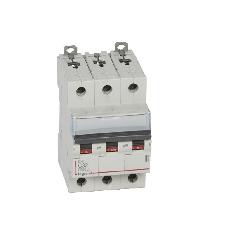 Interruptores automáticos gama terciario LEGRAND Interruptor Magnetotérmico 3P 32A DX3 6/10KA Curva C Legrand 407862