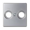 Tapa toma R-TV aluminio Simon 82 82053-33