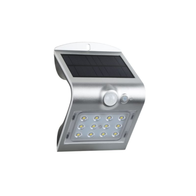 Black Friday PRILUX Aplique pared solar de exterior IP65 1,5W 840 220lm Gris de Prilux 472128