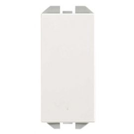 Interruptor pulsante estrecho blanco serie 270 de Simon 20001101-090