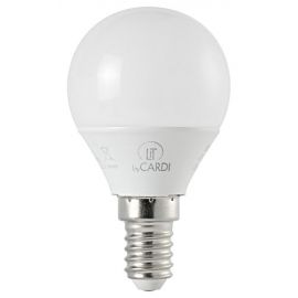 Lámparas LED con casquillo E14 LIT BY CARDI Bombilla Led esférica 4,9W luz cálida 830 E14