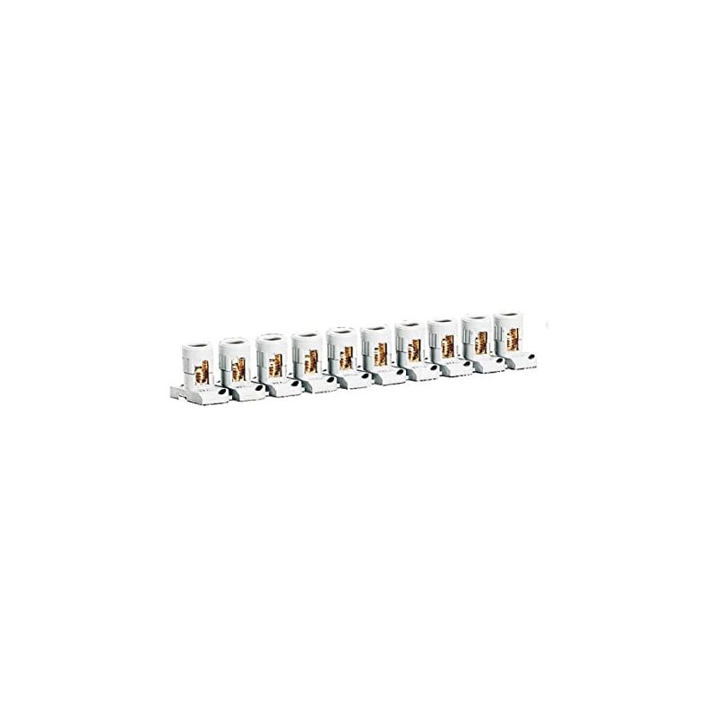 Regletas y Bornas de empalme LEGRAND Regleta de paso 10 bornas separables 2X6 mm² Legrand 034000