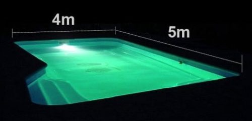 como instalar luces en una piscina