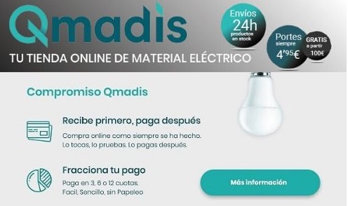 Tienda online de material eléctrico Qmadis