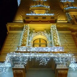 decoracion navideña con luces para exterior