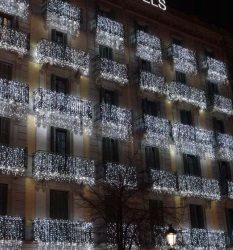 luces navideñas para fachadas