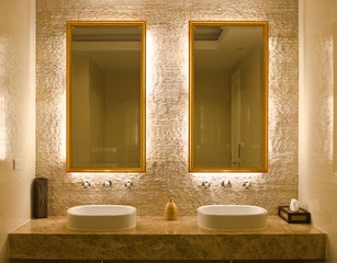 iluminar espejo baño