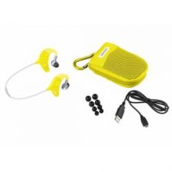 Auricular deportivo inalámbrico amarillo Denon AH-W150