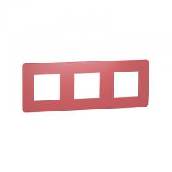 marco-3-elementos-rojo-blanco-schneider-new-unica-studio-color-nu280613