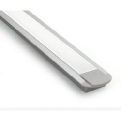 Perfil aluminio empotrable Slim sin difusor 11mmx2m